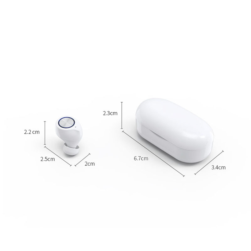 TWS Bluetooth fone de ouvido TW60 HD qualidade de som mini design operação de toque