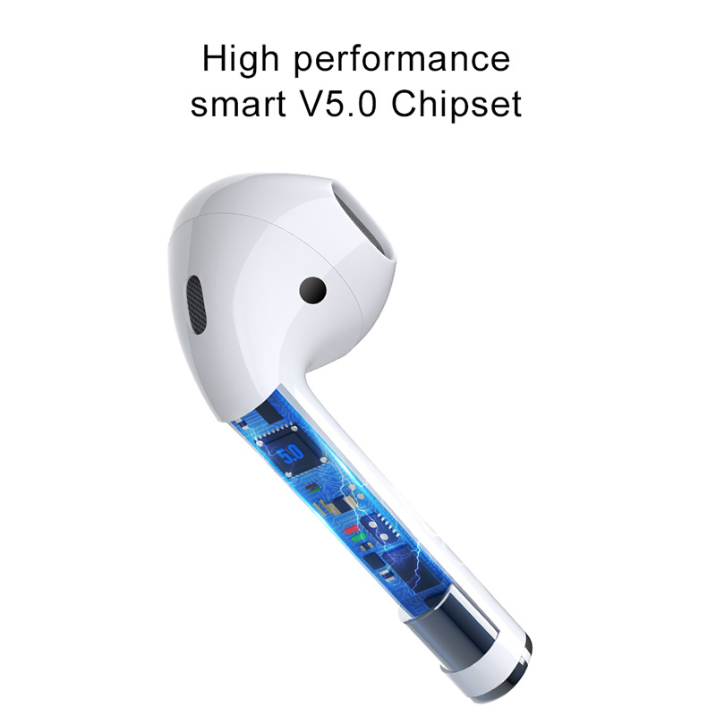 TWS Bluetooth Earphone i28 - Operação com toque em qualidade de som HD